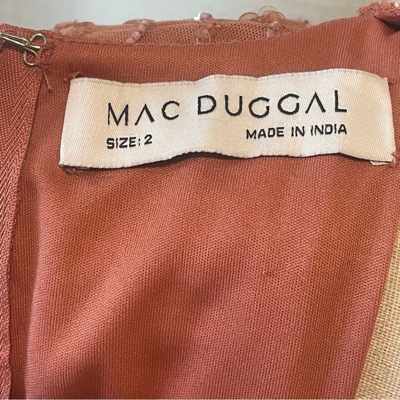 Mac Duggal Pink and Silver Embellished Gown - Picture 10 of 14